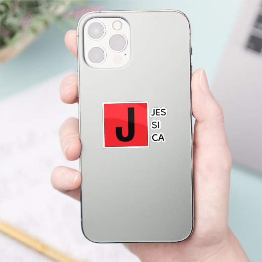 Custom-Cut Vinyl Sticker (Telefoon)