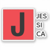 Custom-Cut Vinyl Sticker (Voorkant)