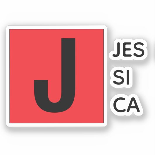 Custom-Cut Vinyl Sticker (Voorkant)