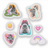 Custom-Cut Vinyl Sticker (Voorkant)