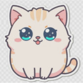 Custom-Cut Vinyl Sticker (Voorkant)