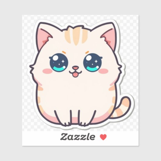 Custom-Cut Vinyl Sticker (Vel)