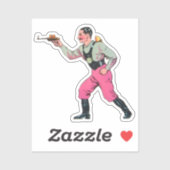 Custom-Cut Vinyl Sticker (Vel)