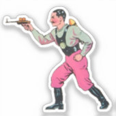 Custom-Cut Vinyl Sticker (Voorkant)