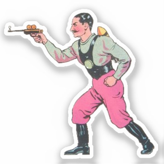 Custom-Cut Vinyl Sticker (Voorkant)