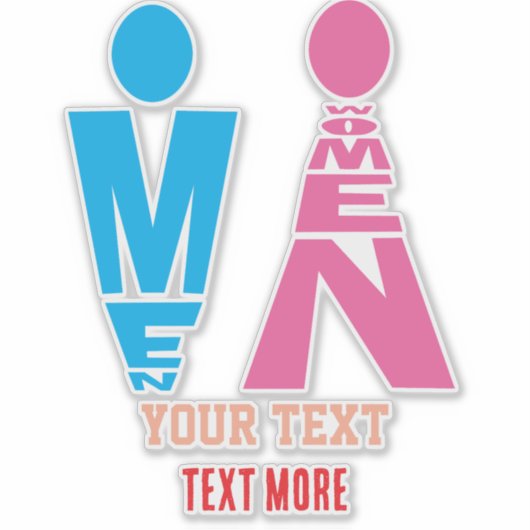 Custom-Cut Vinyl Sticker (Voorkant)