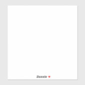 Custom-Cut Vinyl Sticker (Vel)