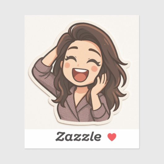 Custom-Cut Vinyl Sticker (Vel)