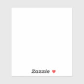 Custom-Cut Vinyl Sticker (Vel)