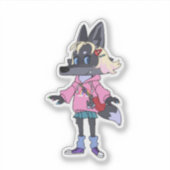 Custom-Cut Vinyl Sticker (Voorkant)