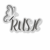 Custom-Cut Vinyl Sticker (Voorkant)