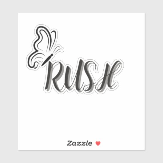 Custom-Cut Vinyl Sticker (Vel)