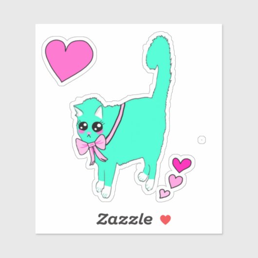 Custom-Cut Vinyl Sticker (Vel)