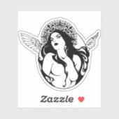 Custom-Cut Vinyl Sticker (Vel)