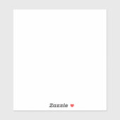 Custom-Cut Vinyl Sticker Creëer uw eigen ontwerp (Vel)