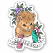 Custom-Cut Vinyl Sticker, meme sticker, die cut Sticker (Voorkant)