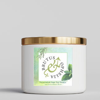 Custom-Cut Vinyl Sticker Product Label Waterverf