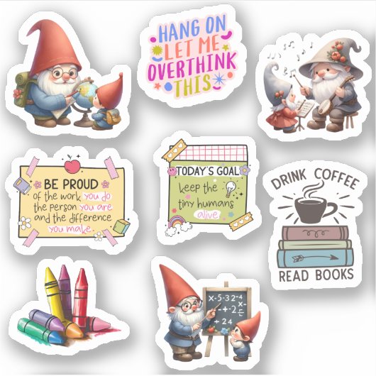 Custom-Cut Vinyl Sticker school (Voorkant)