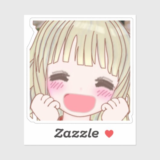 Custom-Cut Vinyl Sticker【smile】 カスタムカットビニールステッカー Sticker (Vel)