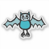 Custom-Cut Vinyl Sticker - Veronica Vampire Bat (Voorkant)