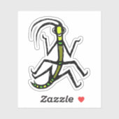 Custom-Cut Vinyl Sticker - Wilbur Walkingstick (Vel)