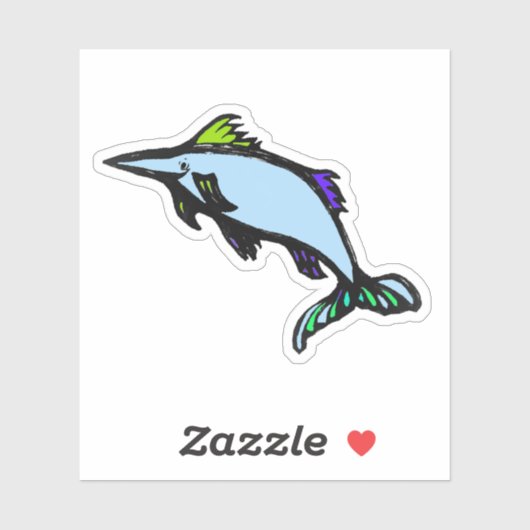 Custom-Cut Vinyl Sticker - Xola Xiphias Gladius (Vel)