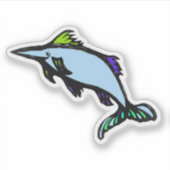 Custom-Cut Vinyl Sticker - Xola Xiphias Gladius (Voorkant)