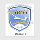 Custom-Cut Vinyl Stickers with SWSS Emblem (Vel)
