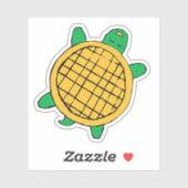 custom cut Waffle Turtles waterproof vinyl sticker (Vel)