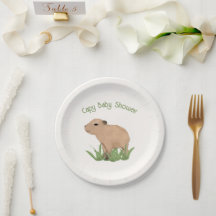 Custom Cute Capybara Pun Capy Baby shower