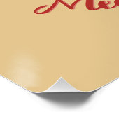 Custom Cute Christmas Cat with Santa Hat Perfect Poster (Hoek)