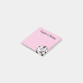 Custom Cute Funny Cartoon Koe Post-it® Notes (Schuin)