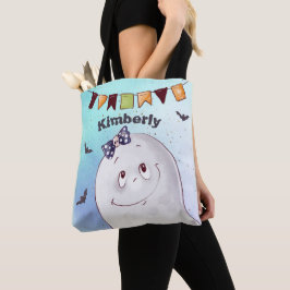 Custom Cute Ghost Tote Bag