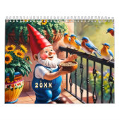 Custom cute Gnome colorful bright funny Vol. 1 -  Kalender (Hoes)