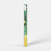Custom Cute Green & Yellow Country Floral  Samsung Galaxy Hoesje (Rechterkant)