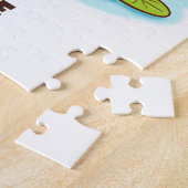 Custom Cute Kawaii Capybara Mode Jigsaw Puzzle Legpuzzel (Zijkant)