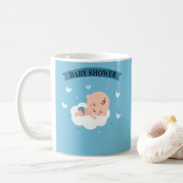 CUSTOM Cute Light Blue Baby shower Koffiemok