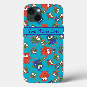 Custom Cute Owls iPhone 6 hoesje Tough Xtreme Hoes iPhone 13 Hoesje