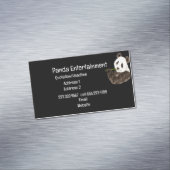 Custom Cute Panda, Asian Beer, Animal Magnetisch Visitekaartje (Voorbeeld)