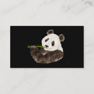 Custom Cute Panda, Asian Beer, Animal Visitekaartje