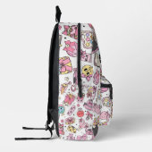 Custom Cute Pink Retro Back To School Backpack Bedrukte Rugzak (Links)