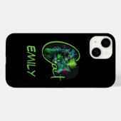 CUSTOM Cyber Steampunk Cat – Kattenliefhebber Case-Mate iPhone Case (Achterkant (horizontaal))