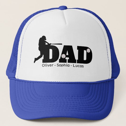 Custom Dad Baseball Trucker Pet (Voorkant)
