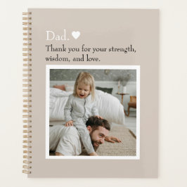 Custom Dad Bedankt Planner