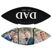 Custom Dad Established 3 Photo Fathers Day American Football (Panelen)