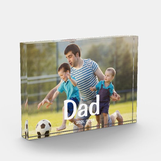 Custom Dad Established  Fotoblokken (Links)