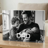 Custom Dad Established Modern Bold Fotoblokken