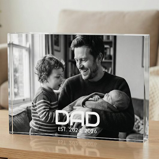 Custom Dad Established Modern Bold Fotoblokken