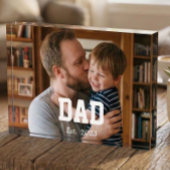 Custom Dad Established Modern Bold Text Fotoblokken