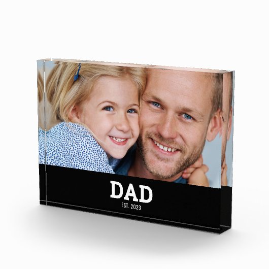 Custom Dad Established Modern Fotoblokken (Rechts)